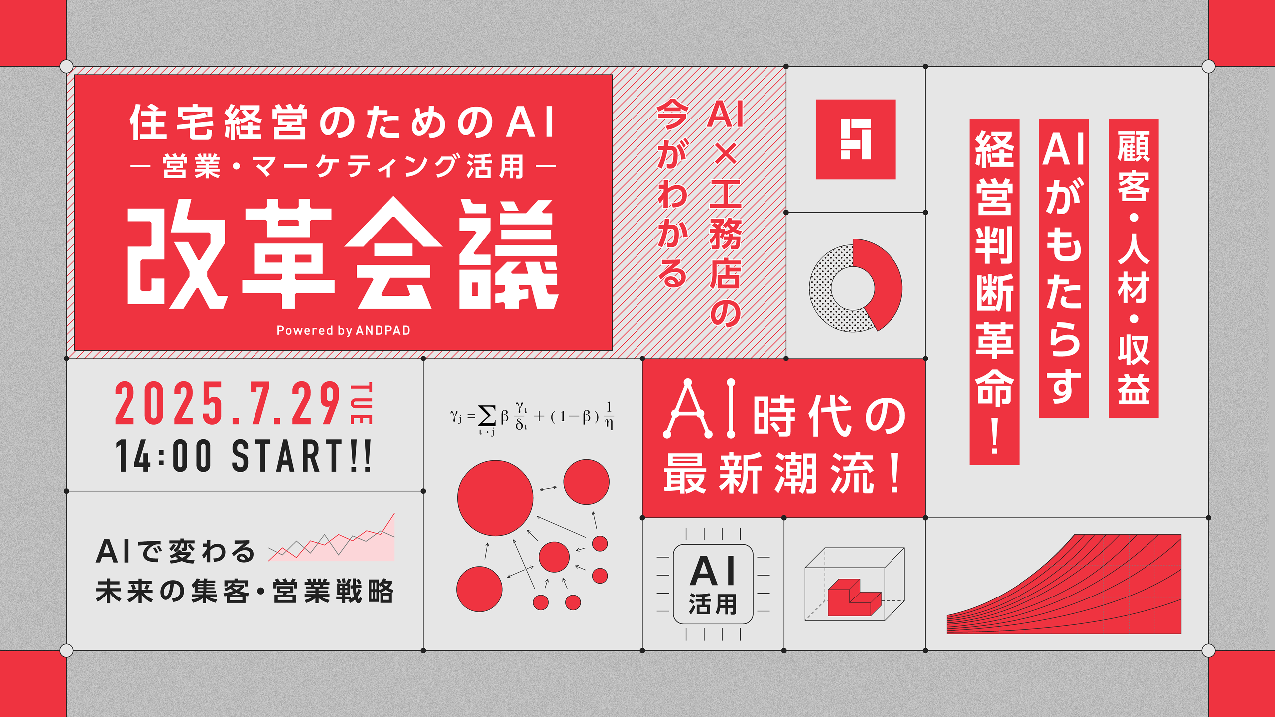 【2025/07/29】AI時代の最新潮流！住宅経営のためのAI – 営業・マーケティング活用 – 改革会議